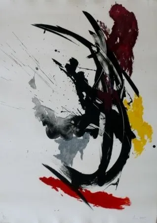 リトグラフ Miotte - Composition