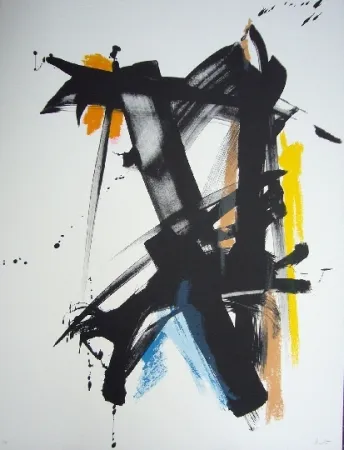 リトグラフ Miotte - Danse espiegle