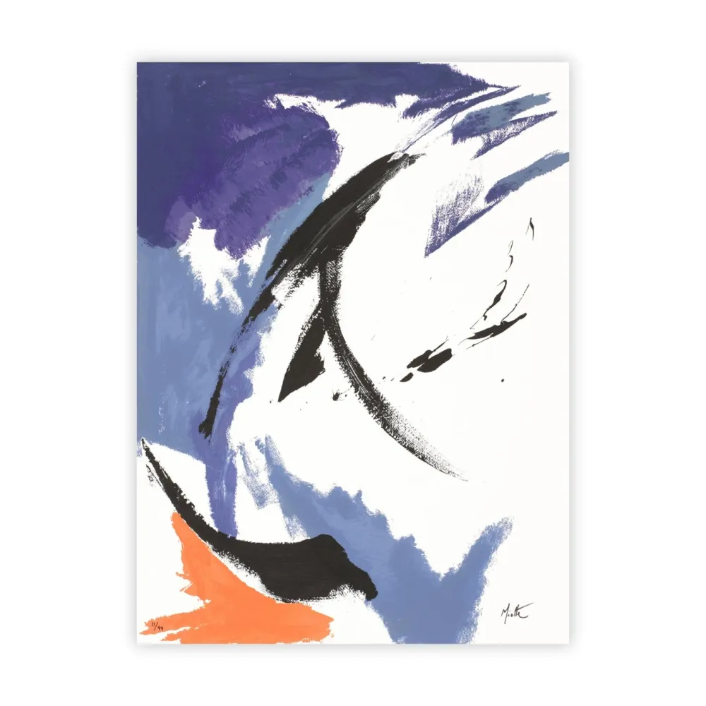 シルクスクリーン Miotte - Mancha Naranja Inferior Izquierda