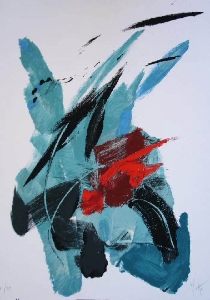 リトグラフ Miotte - Pour Garcia Lorca