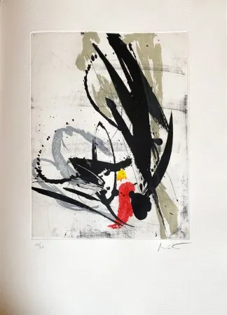 エッチング Miotte - Près des murs