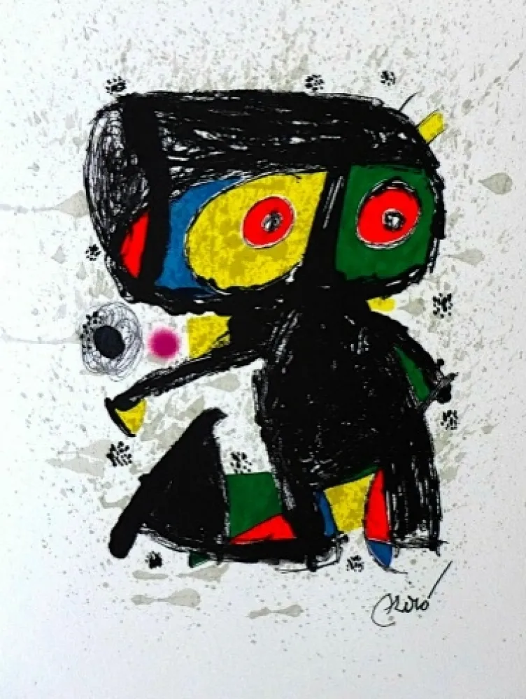 リトグラフ Miró - 15 ans Poligrafa