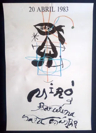 掲示 Miró - 20 Abril 1983 Sala Gaspar