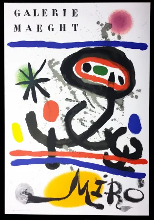 掲示 Miró - Affiche originale 