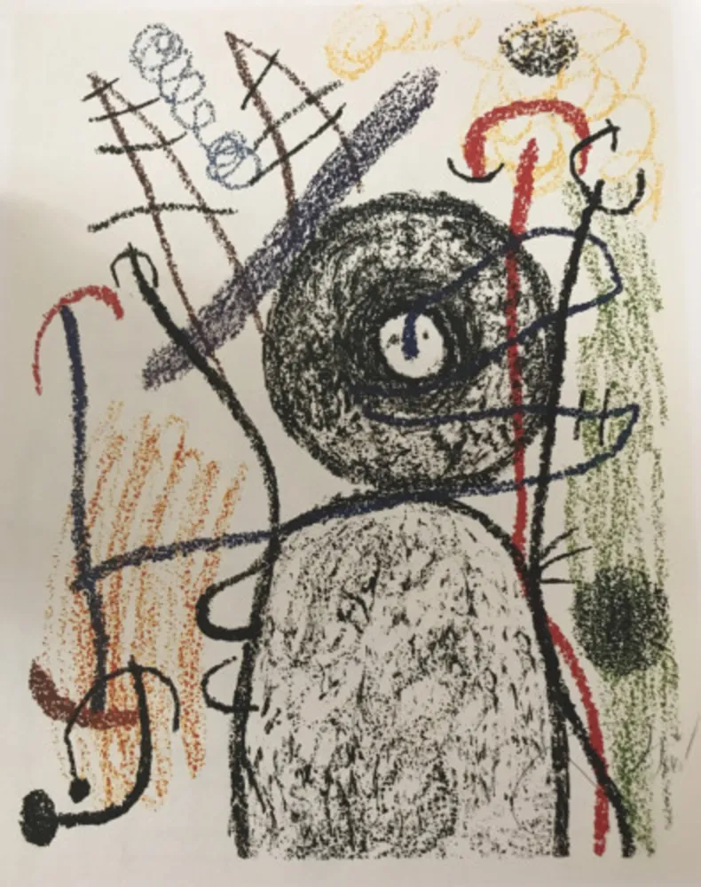 リトグラフ Miró - Album 21, plate 14 - M1139