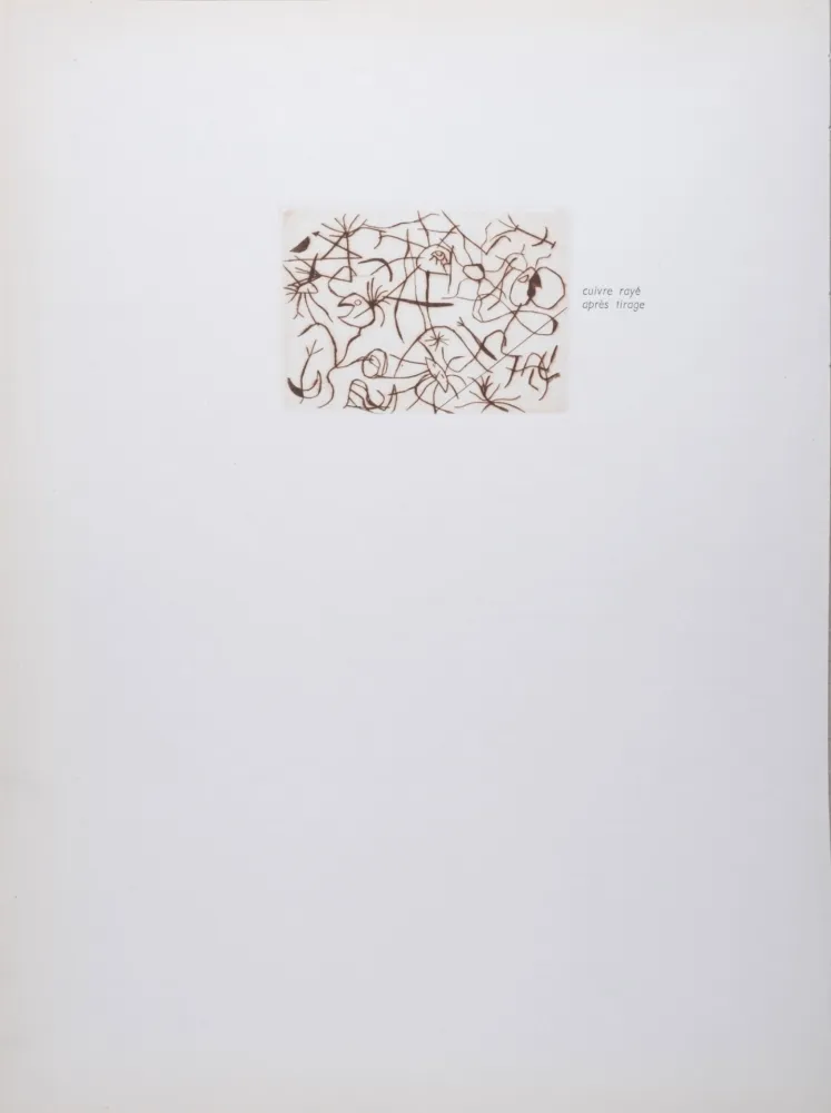 彫版 Miró - Astres et Danseurs