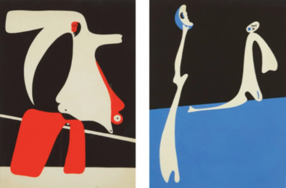 多数の Miró - Cahiers d'Art (Dupin 14-15)