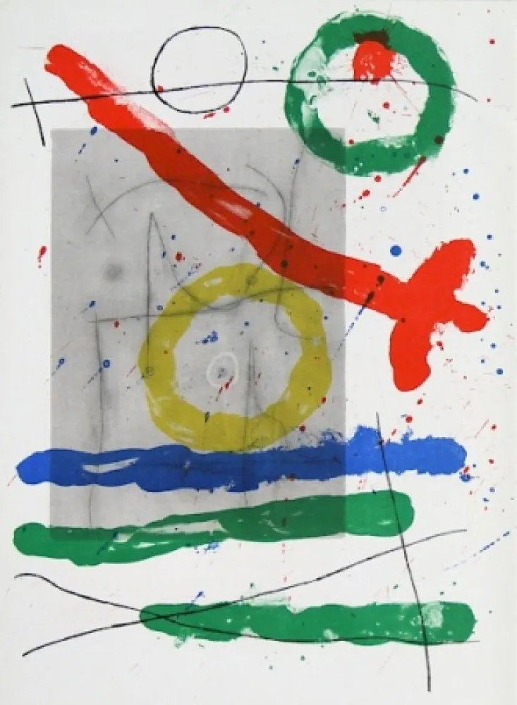 リトグラフ Miró - Cartons pg.22