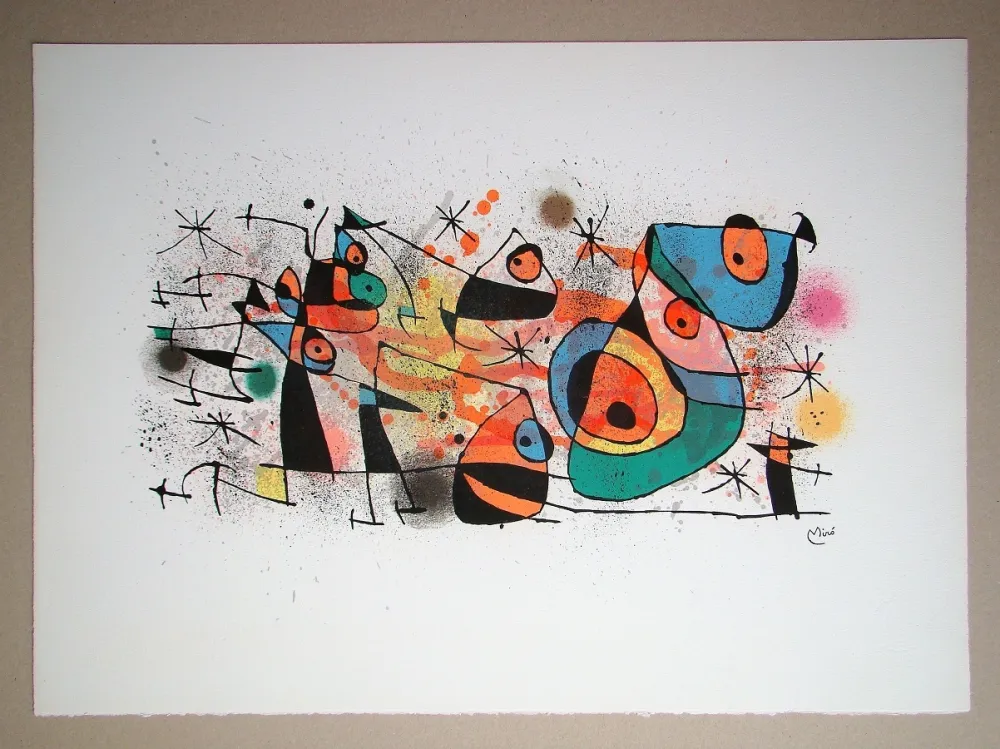 リトグラフ Miró - Céramiques