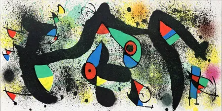 リトグラフ Miró - Composition