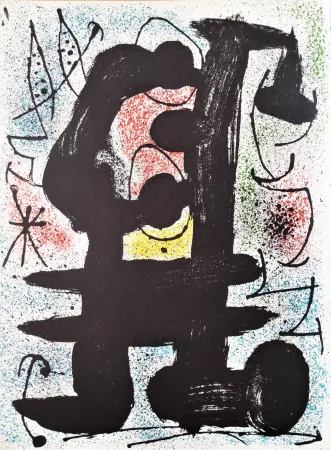 リトグラフ Miró - Composition