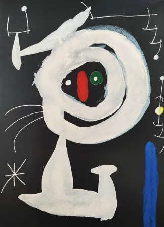 リトグラフ Miró - Composition