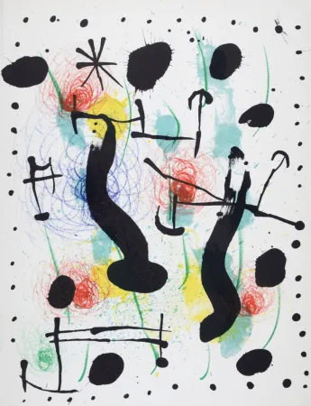 リトグラフ Miró - Composition, 1966