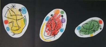 リトグラフ Miró - Composition