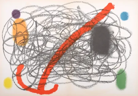 リトグラフ Miró - Composition (B), 1961