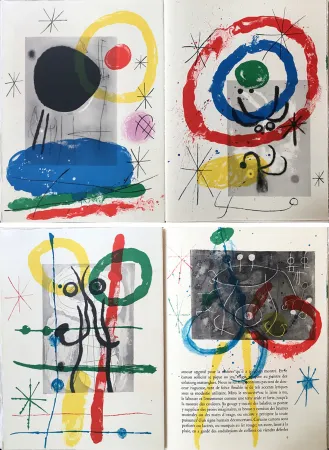 挿絵入り本 Miró - DERRIÈRE LE MIROIR N°151-152. MIRO. CARTONS. Mai 1965.