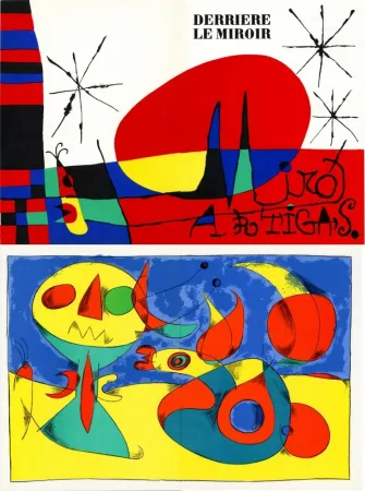 挿絵入り本 Miró - Derrière Le Miroir n°87-88-89. MIRÓ ARTIGAS: Terres de grand feu. 3 LITHOGRAPHIES ORIGINALES. 1956.