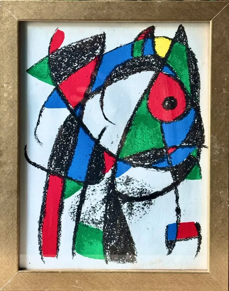 リトグラフ Miró - Figure 1037