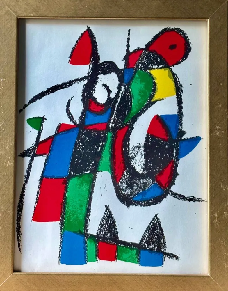 リトグラフ Miró - Figure 1038