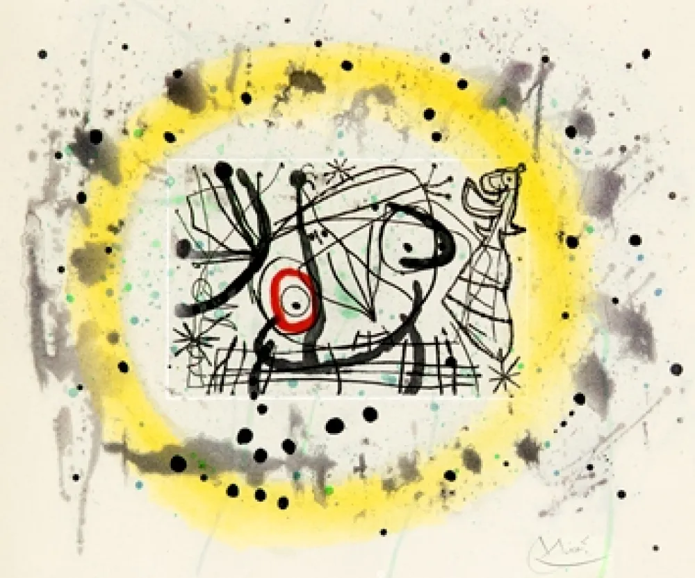 彫版 Miró - Fissures