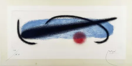 エッチングと　アクチアント Miró - Fusées 1 