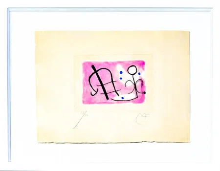 エッチングと　アクチアント Miró - Fusées