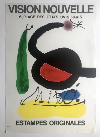 掲示 Miró - Galerie Vision Nouvelle