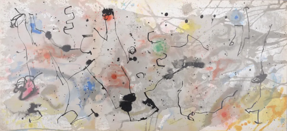 リトグラフ Miró - Graphismes (A), 1961 - Triptych