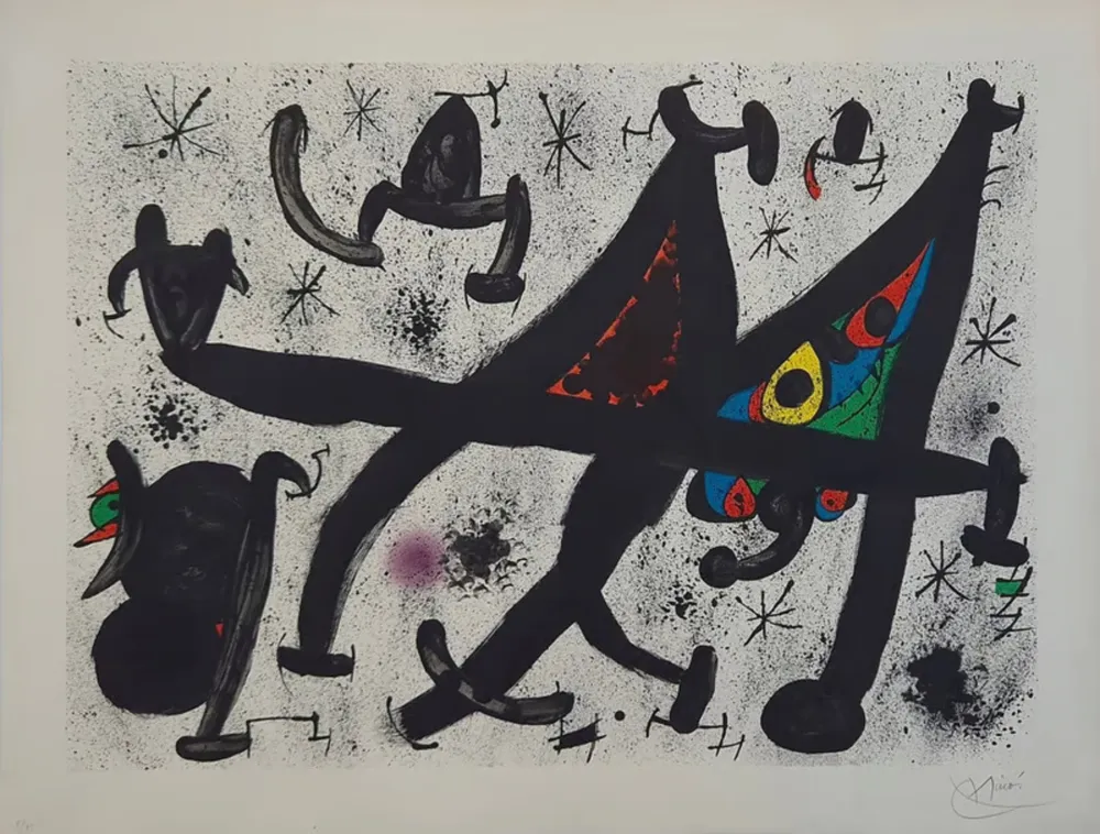 リトグラフ Miró - Homenatge a Joan Prats 11