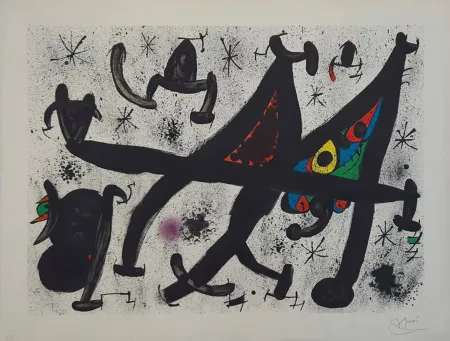 リトグラフ Miró - Homenatge a Joan Prats 11