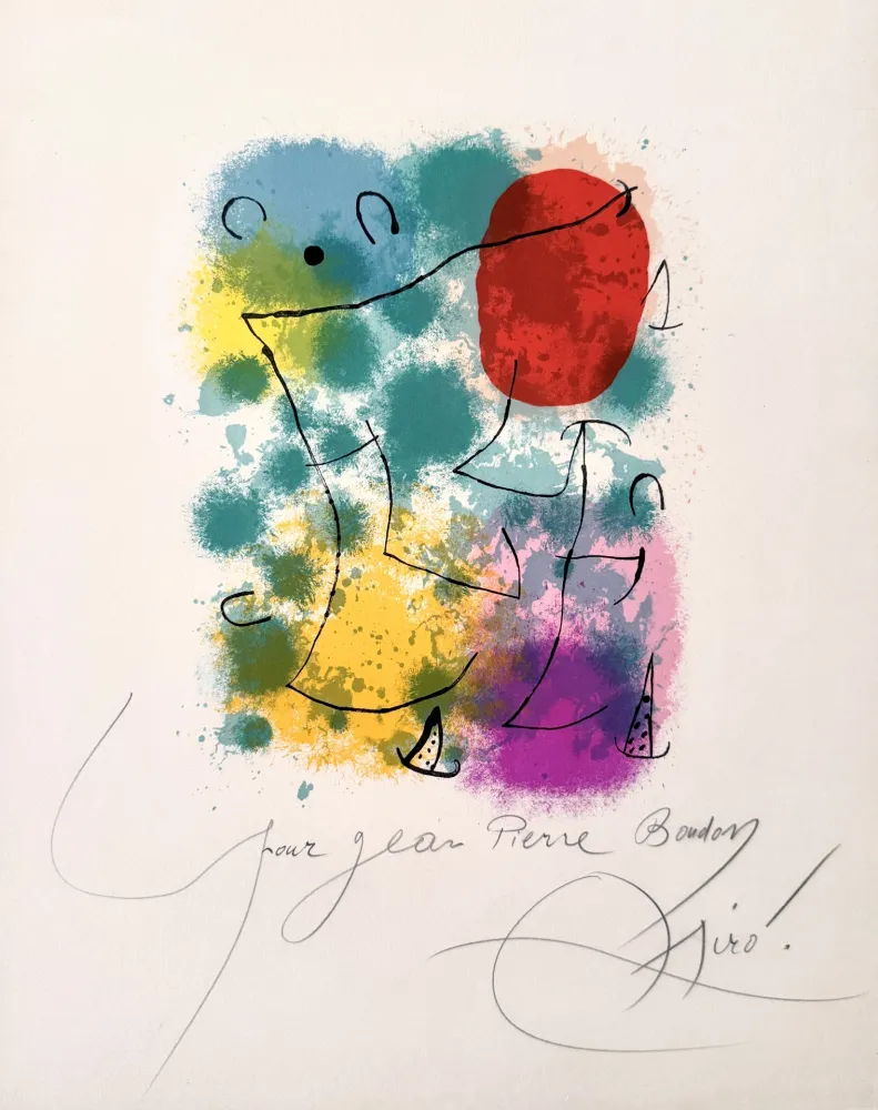 リトグラフ Miró - Hommage a Rimbaud