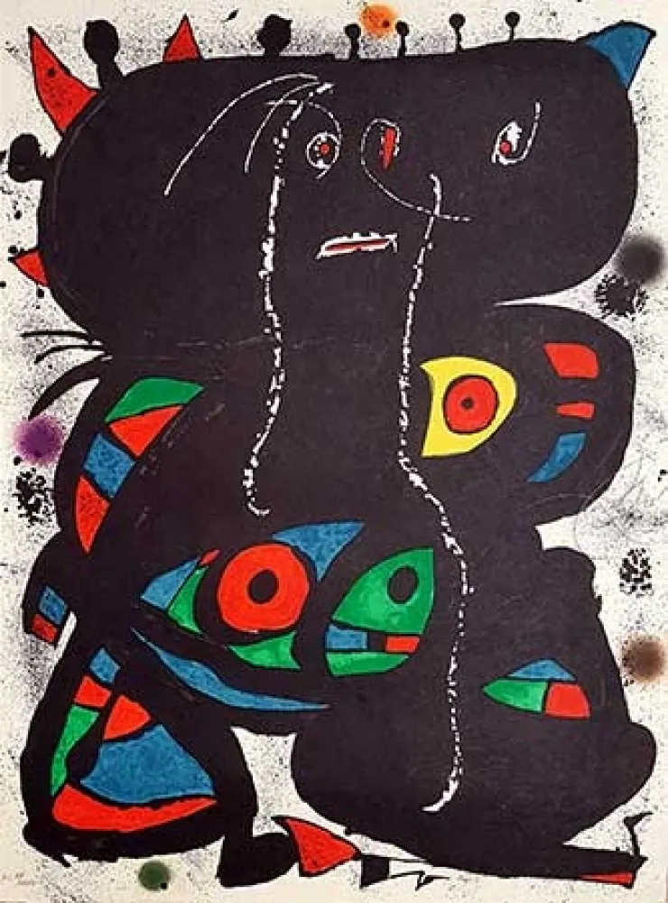リトグラフ Miró - Hommage aux prix Nobel