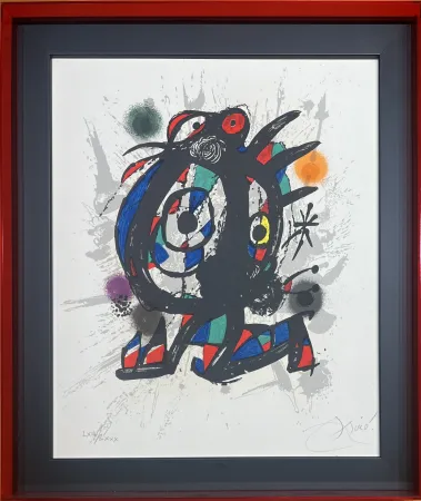リトグラフ Miró - Joan Mirò (1893-1983) - Coloured lithograph on Arches paper - 1977