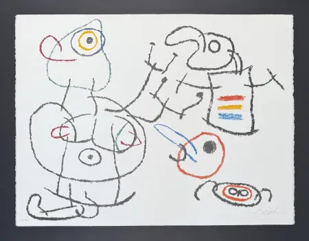 リトグラフ Miró - Joan Mirò (1893-1983) - Ubu aux Baléares - Color lithograph - 1971