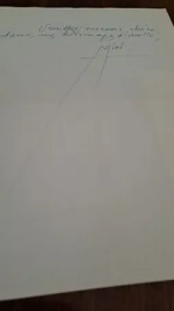 技術的なありません Miró -  Joan Miró Exceptional unpublished autograph letter on fine wove embossed stationery from Miró to Madeleine de Harting, with a huge artistic signature (with original envelope)