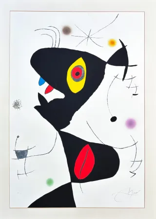 リトグラフ Miró - Joan Miró - Oda à Joan Miró - color lithograph on Guarro paper - 1973