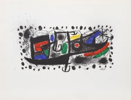 リトグラフ Miró - Joan Miro und Katalonien