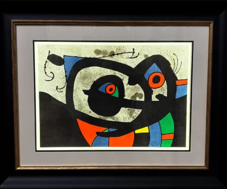 リトグラフ Miró - Joan Mirò(1893–1983 ) - El legarto de las plumas de oro (Le lèzard aux plumes d'or) -Lithograph on Japanese paper - 1971