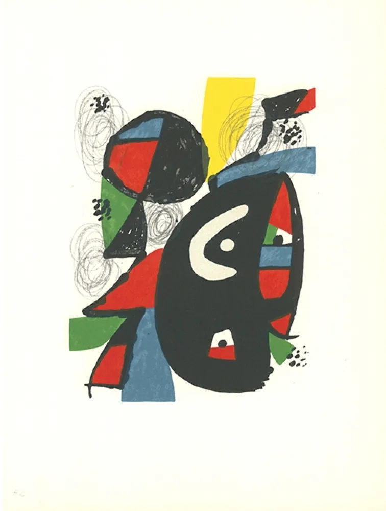 リトグラフ Miró - La mélodie acide - 12