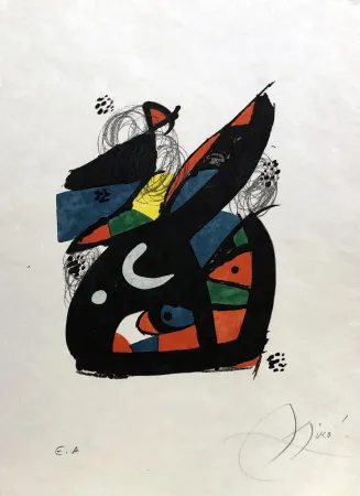 リトグラフ Miró - La mélodie acide - 13