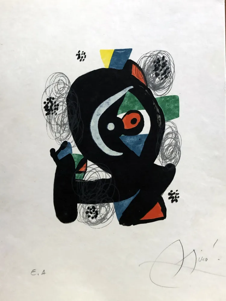 リトグラフ Miró - La mélodie acide - 2