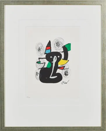 リトグラフ Miró - La Mélodie Acide, Planche III