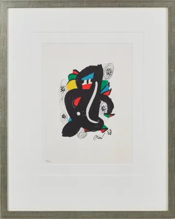 リトグラフ Miró - La Mélodie Acide, Planche VI