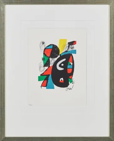 リトグラフ Miró - La Mélodie Acide, Planche XII