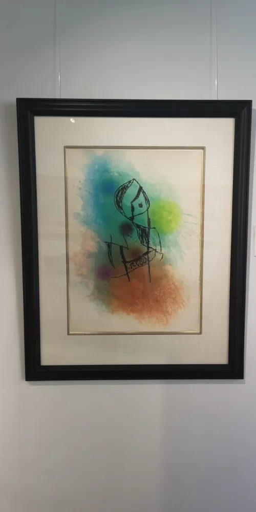 エッチングと　アクチアント Miró -  La Rainette 