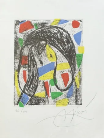 彫版 Miró - La Revolte des Caracteres