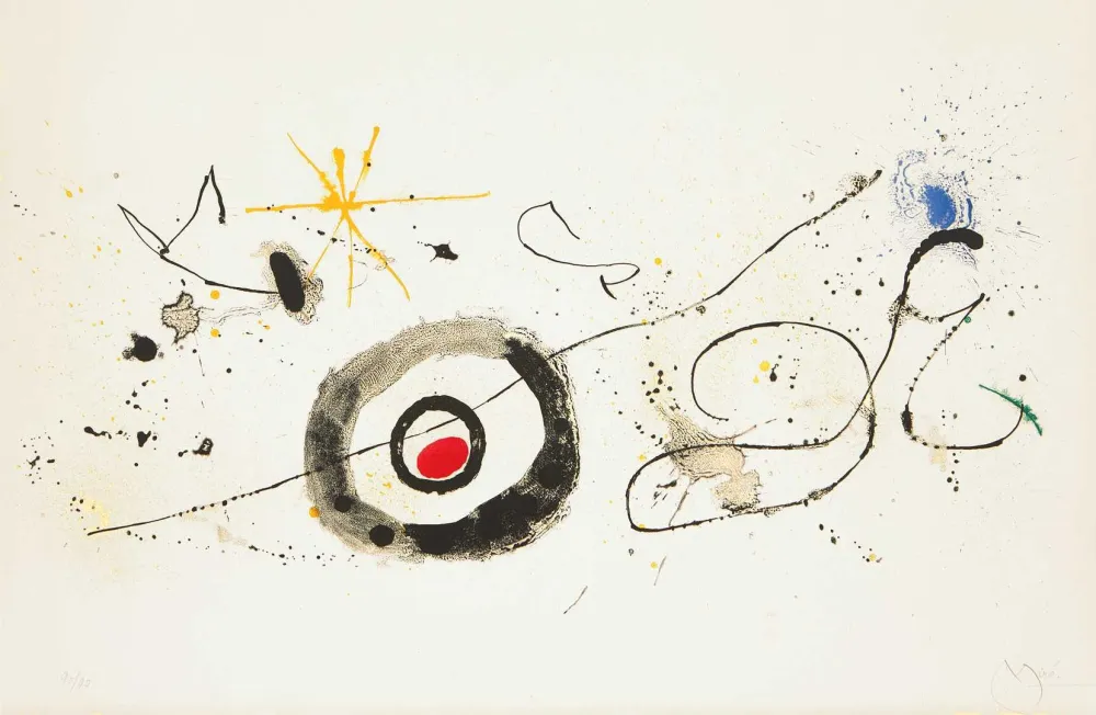 リトグラフ Miró - La traversée du miroir