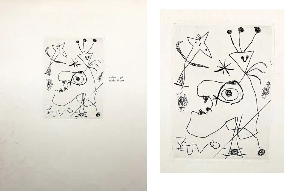 エッチング Miró - 