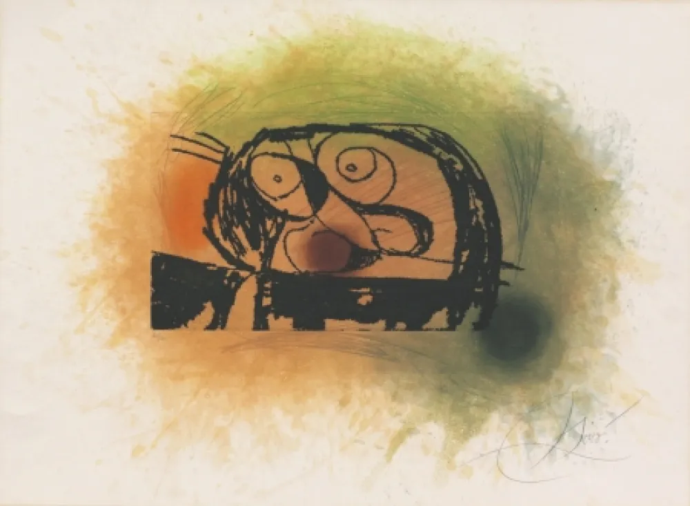 エッチングと　アクチアント Miró - Le Bousier