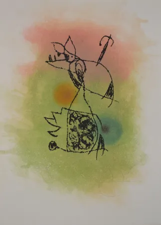 エッチングと　アクチアント Miró - Le Criquet - D1021